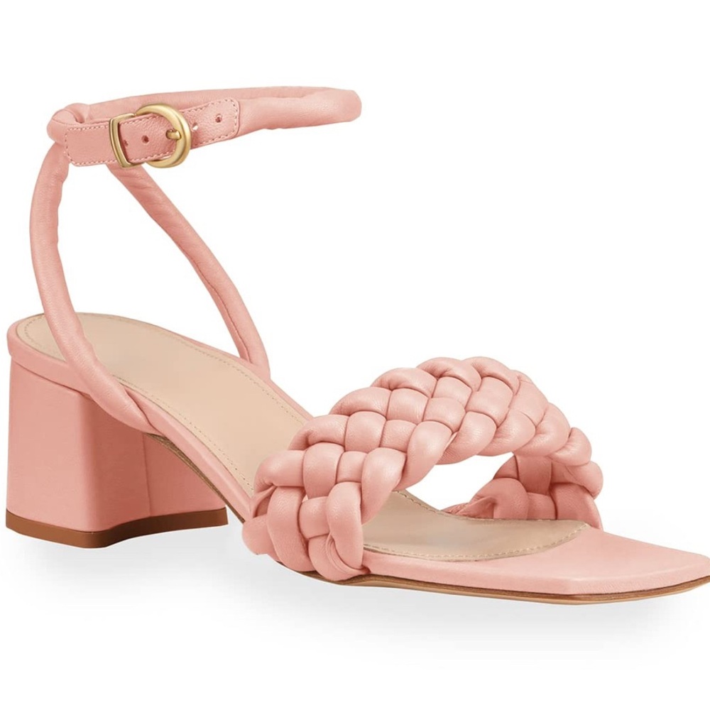 Braided open toe sandals